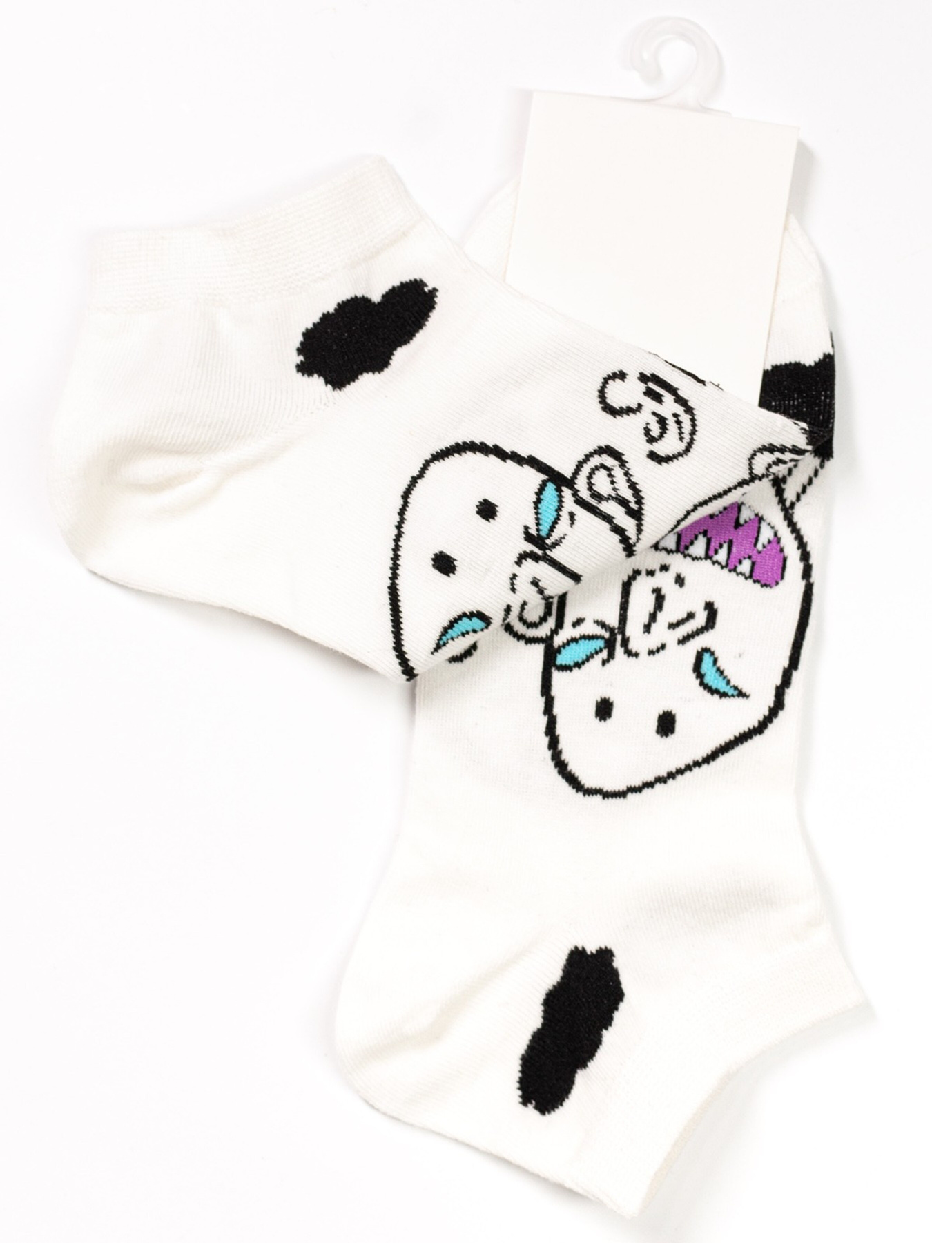 Носки ISSA Plus модель NS-131_whiteblack Фото