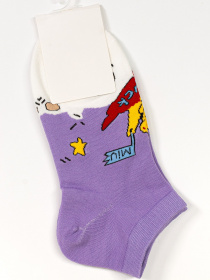 Носки и гольфы ISSA Plus модель NS-132_lilac Фото