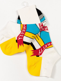 Носки и гольфы ISSA Plus модель NS-133_white Фото