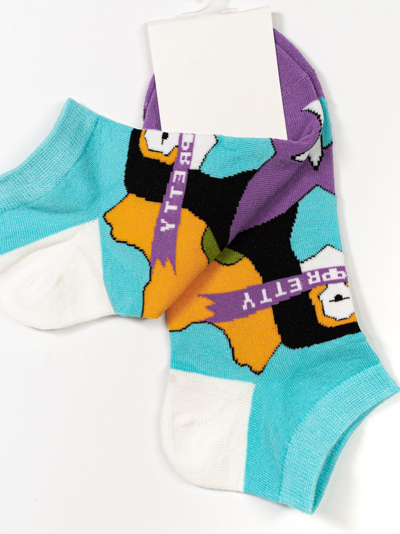 Шкарпетки та гольфи ISSA Plus модель NS-133_turquoise Фото