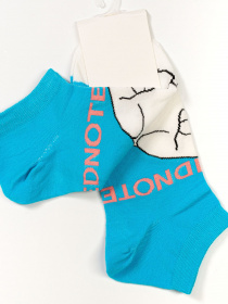 Носки ISSA Plus модель NS-133_lightblue Фото