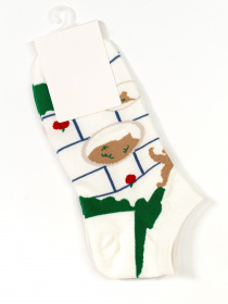 Носки ISSA Plus модель NS-134_whitegreen Фото