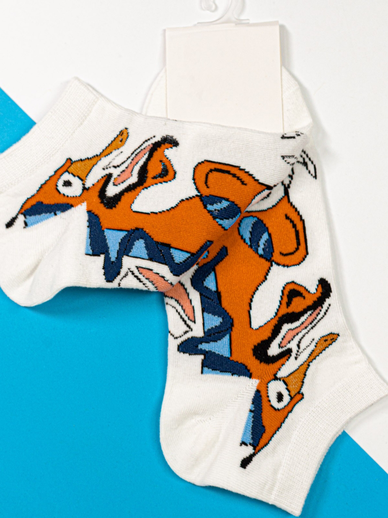 Шкарпетки ISSA Plus модель NS-135_whitepeach Фото