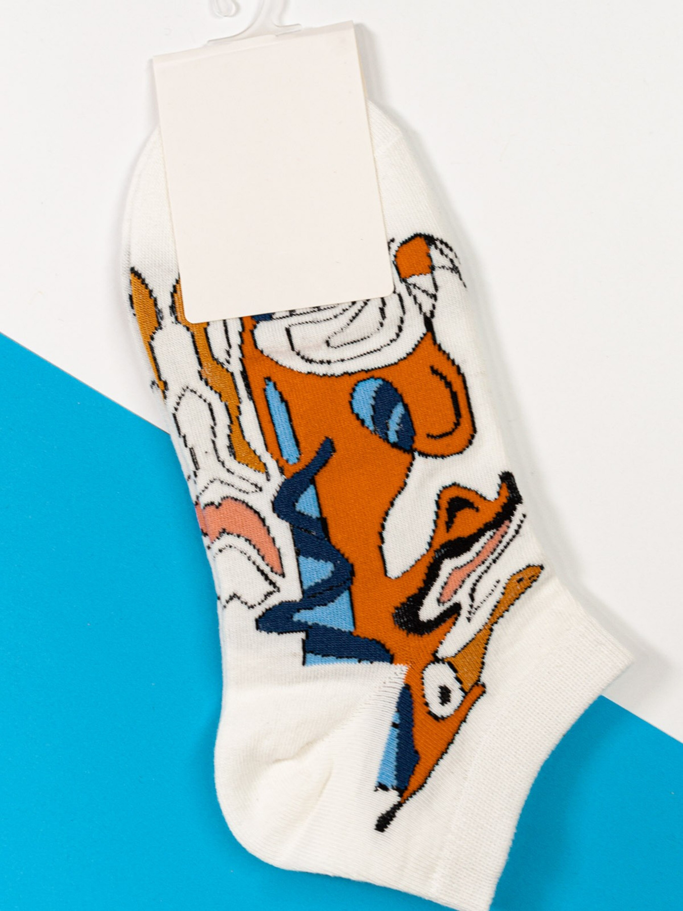 Шкарпетки ISSA Plus модель NS-135_whitepeach Фото