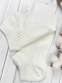 Шкарпетки та гольфи ISSA Plus модель NS-136_milky Фото