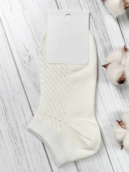 Носки и гольфы ISSA Plus модель NS-136_milky Фото