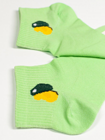 Носки и гольфы ISSA Plus модель NS-138_lightgreen Фото