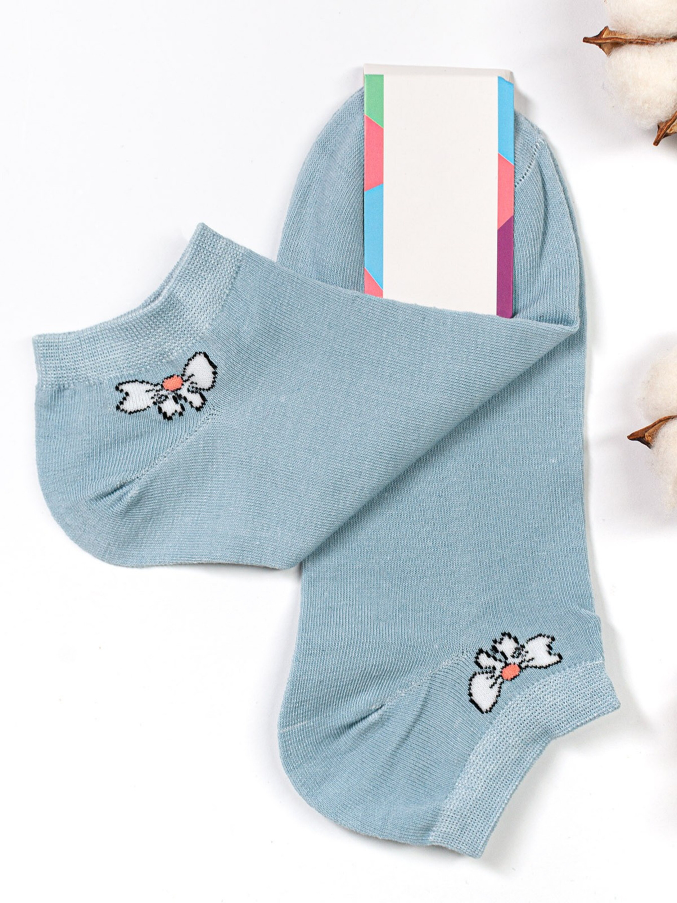 Носки и гольфы ISSA Plus модель NS-140_lightblue Фото