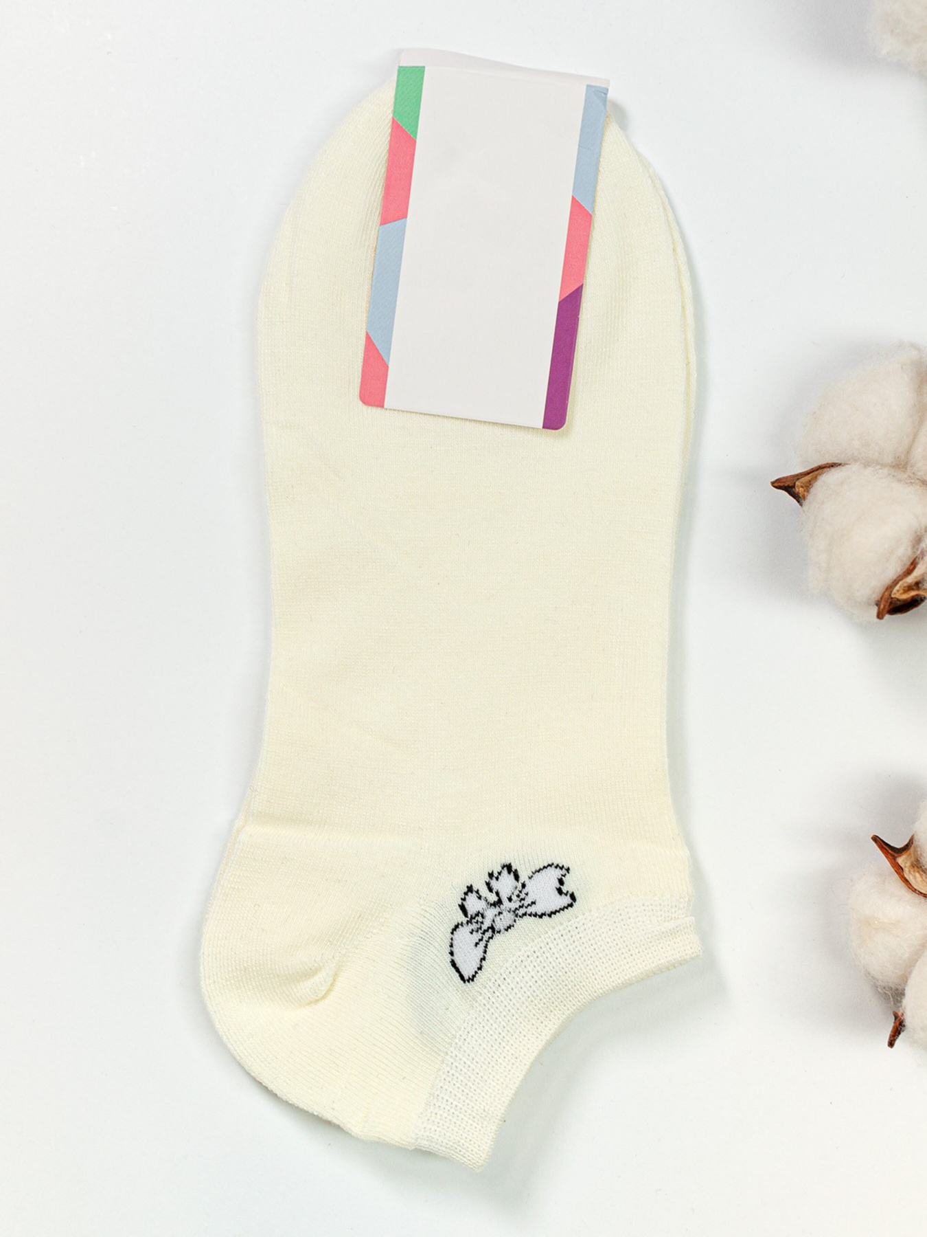 Носки и гольфы ISSA Plus модель NS-140_milky Фото