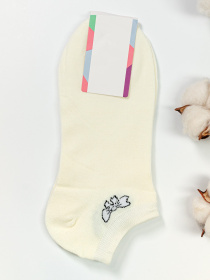 Носки и гольфы ISSA Plus модель NS-140_milky Фото