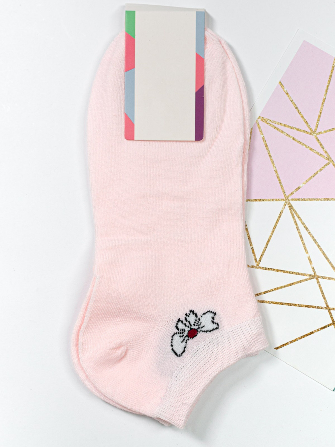 Носки и гольфы ISSA Plus модель NS-140_pink Носки и гольфы ISSA Plus модель NS-140_pink Фото