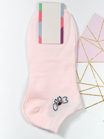 Носки и гольфы ISSA Plus модель NS-140_pink Носки и гольфы ISSA Plus модель NS-140_pink Фото