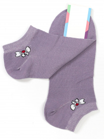 Шкарпетки та гольфи ISSA Plus модель NS-140_lilac Фото