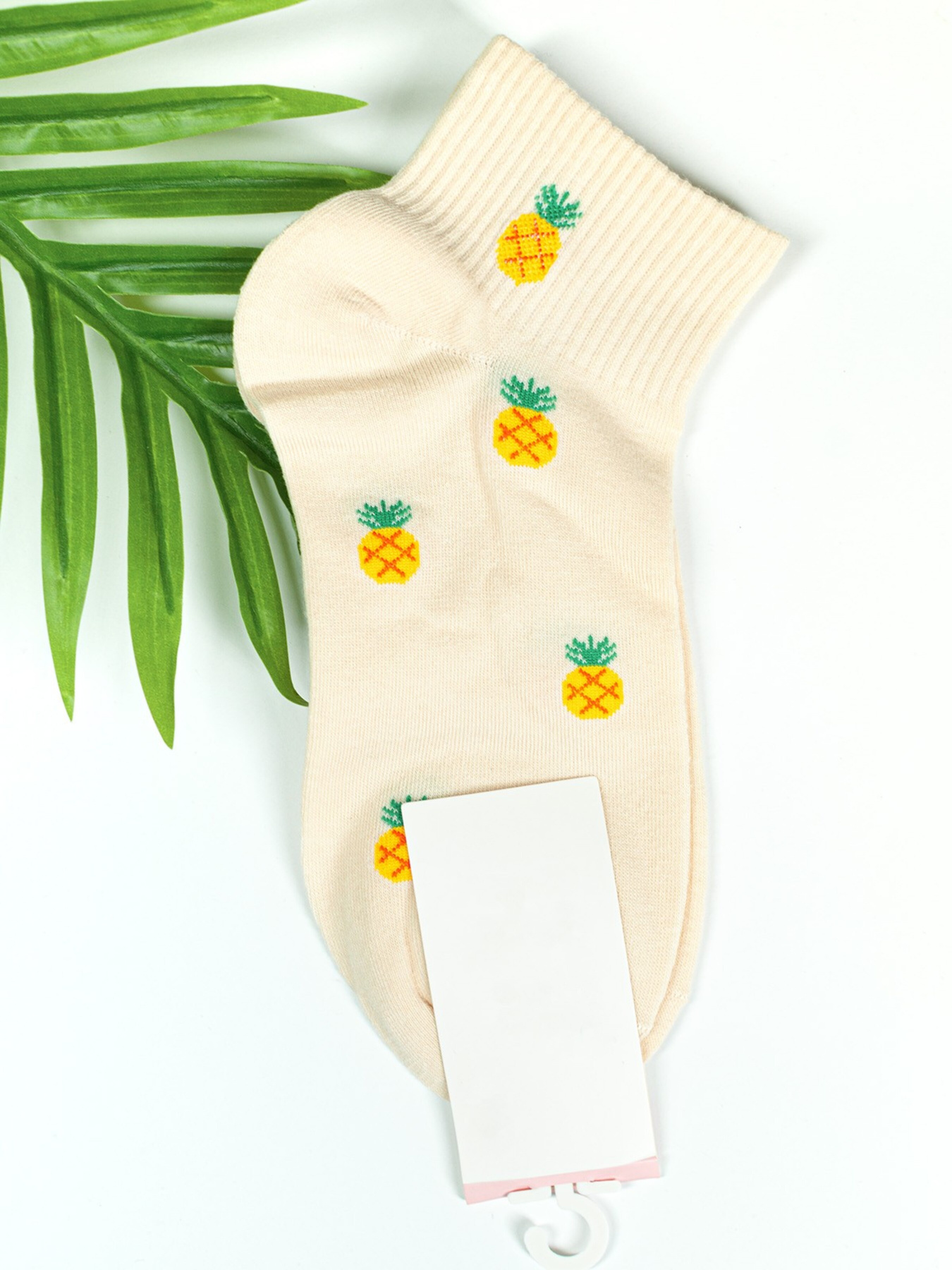 Носки и гольфы ISSA Plus модель NS-77_beigegreen Фото