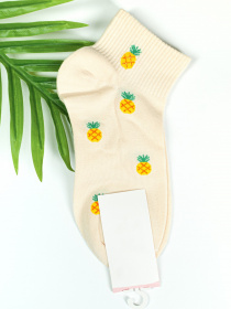 Носки и гольфы ISSA Plus модель NS-77_beigegreen Фото