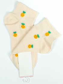 Шкарпетки та гольфи ISSA Plus модель NS-77_beigegreen Фото