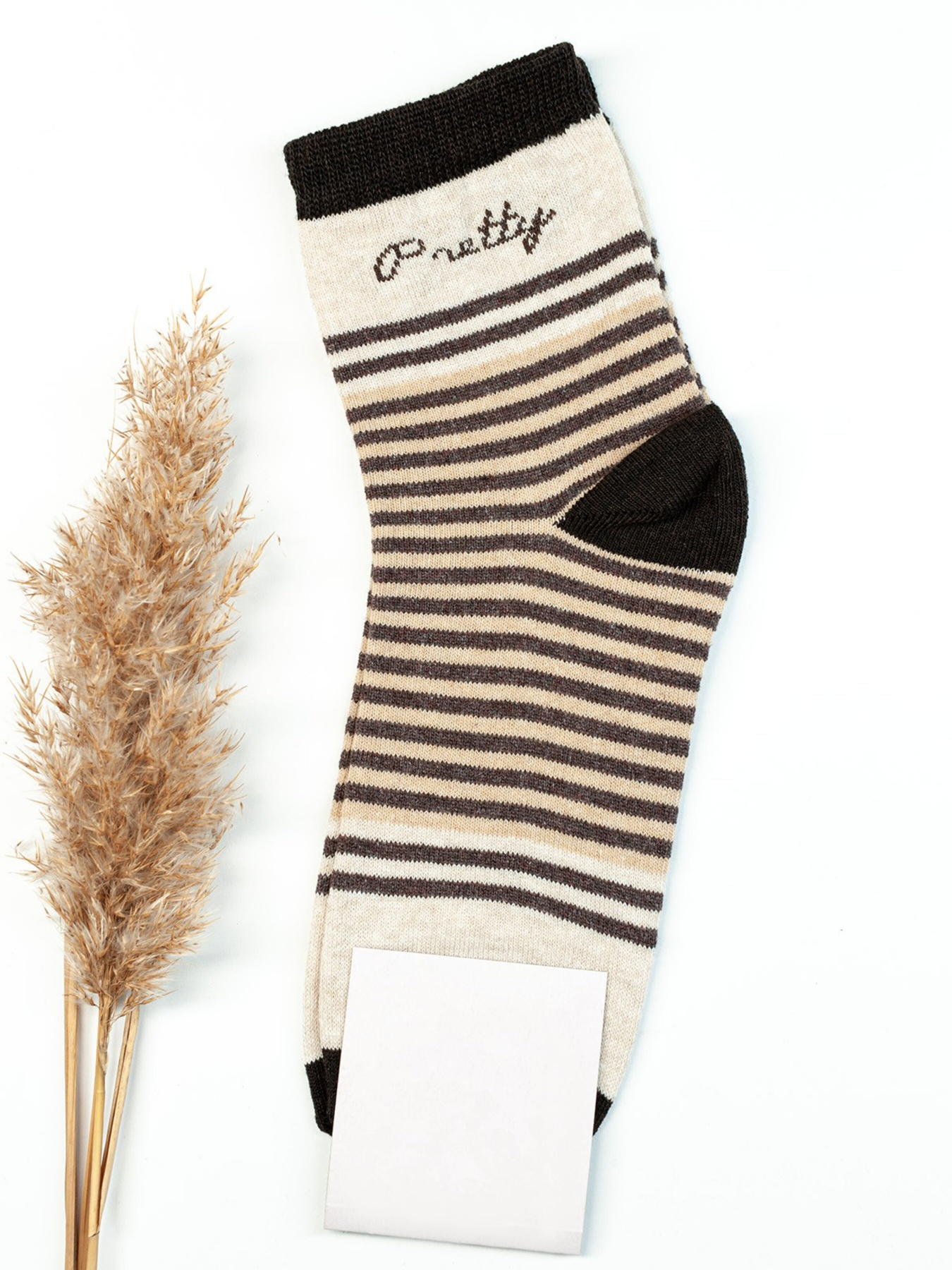 Носки и гольфы ISSA Plus модель NS-85_beige Фото