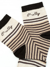 Носки и гольфы ISSA Plus модель NS-85_beige Носки и гольфы ISSA Plus модель NS-85_beige Фото