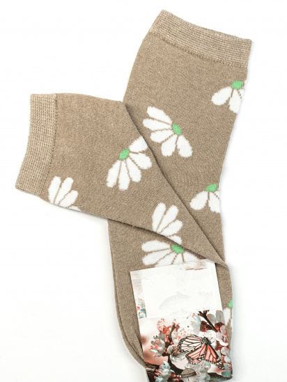 Шкарпетки та гольфи ISSA Plus модель NS-89_beige — фото - INTERTOP