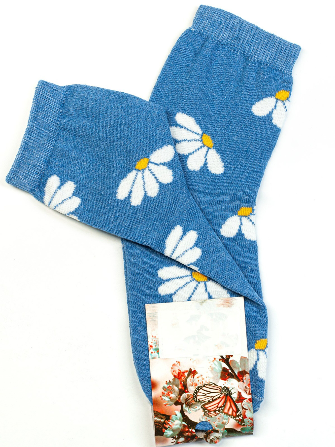 Шкарпетки та гольфи ISSA Plus модель NS-89_blue Фото