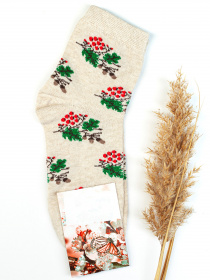 Носки и гольфы ISSA Plus модель NS-91_beige Фото