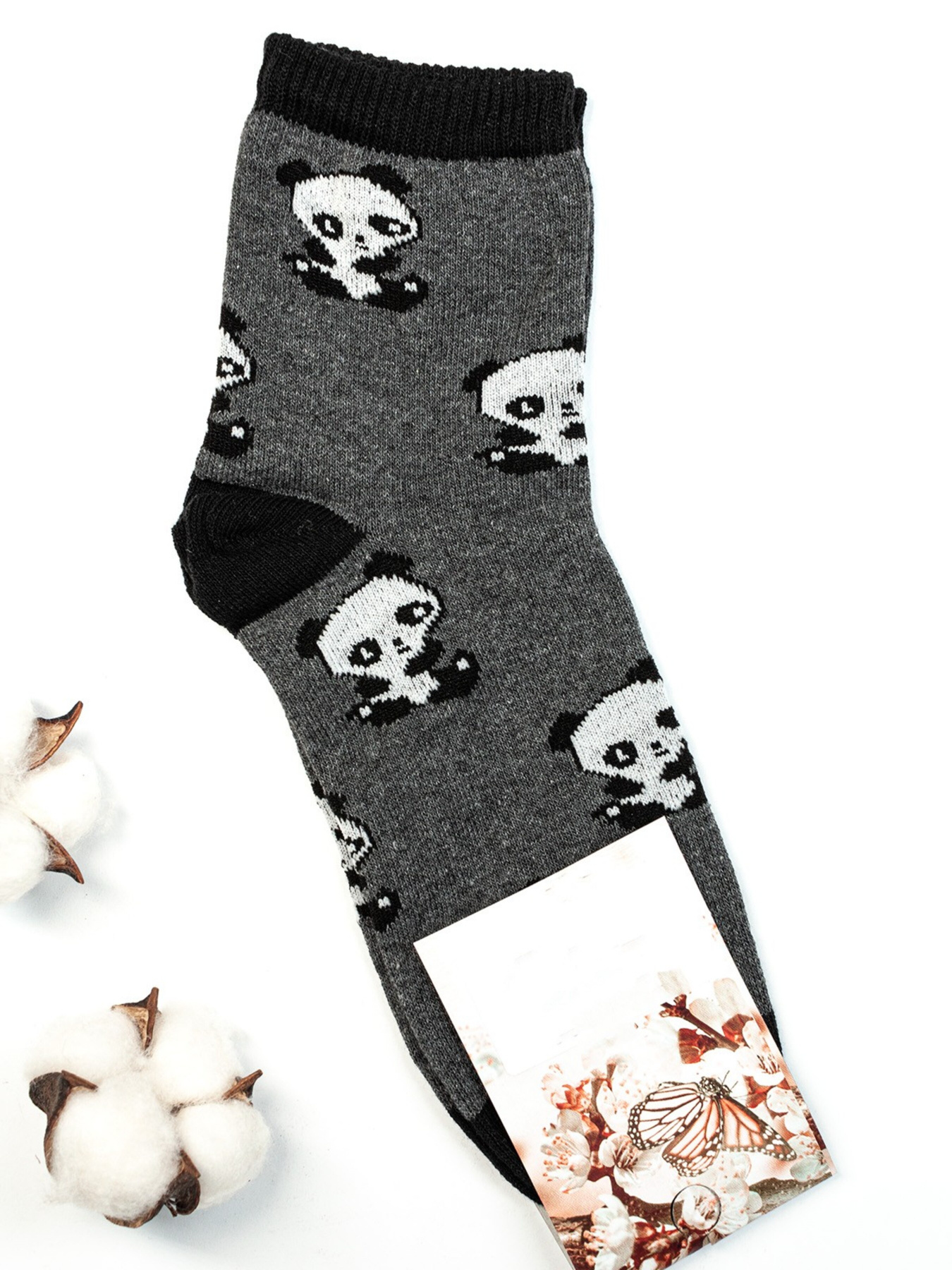 Шкарпетки та гольфи ISSA Plus модель NS-92_darkgray Фото