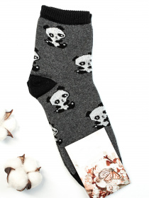 Шкарпетки та гольфи ISSA Plus модель NS-92_darkgray Фото