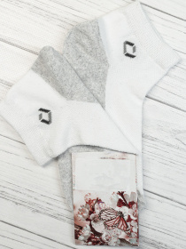 Носки и гольфы ISSA Plus модель NS-93_whitegrey Фото