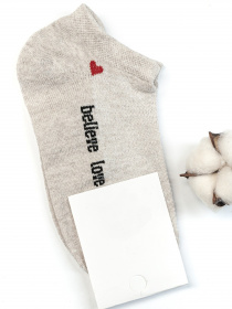 Шкарпетки та гольфи ISSA Plus модель NS-94_beige Фото