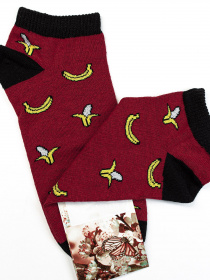 Шкарпетки та гольфи ISSA Plus модель NS-96_red Фото