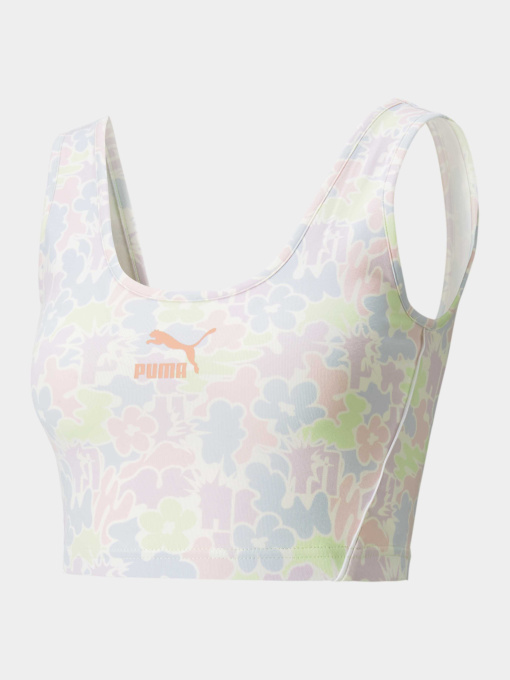 Спортивний топ PUMA Summer Resort Aop Bralette модель 536844 Фото