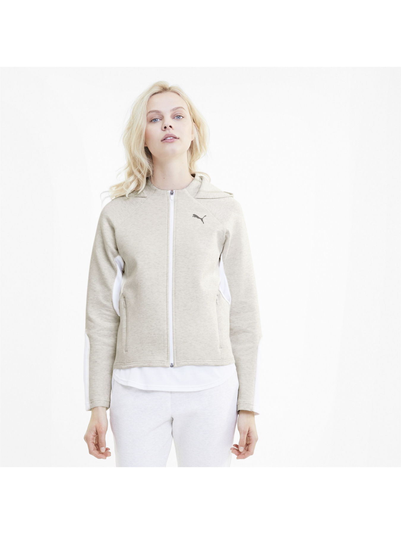 Спортивна кофта PUMA Evostripe Full-Zip Hoodie модель 583532 Фото