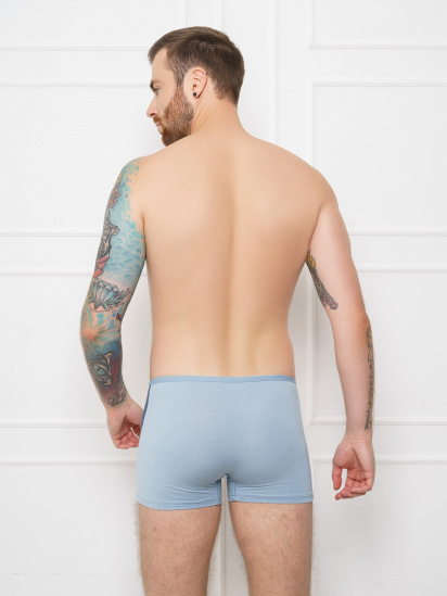 Труси ISSA Plus модель GN5-108_lightblue — фото 3 - INTERTOP
