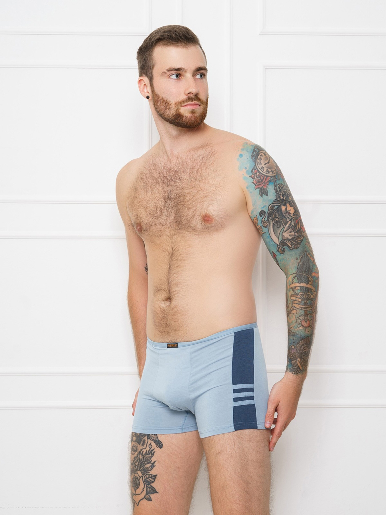 Трусы ISSA Plus модель GN5-108_lightblue Трусы ISSA Plus модель GN5-108_lightblue Фото