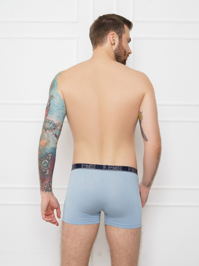 Труси ISSA Plus модель GN5-109_lightblue — фото 3 - INTERTOP
