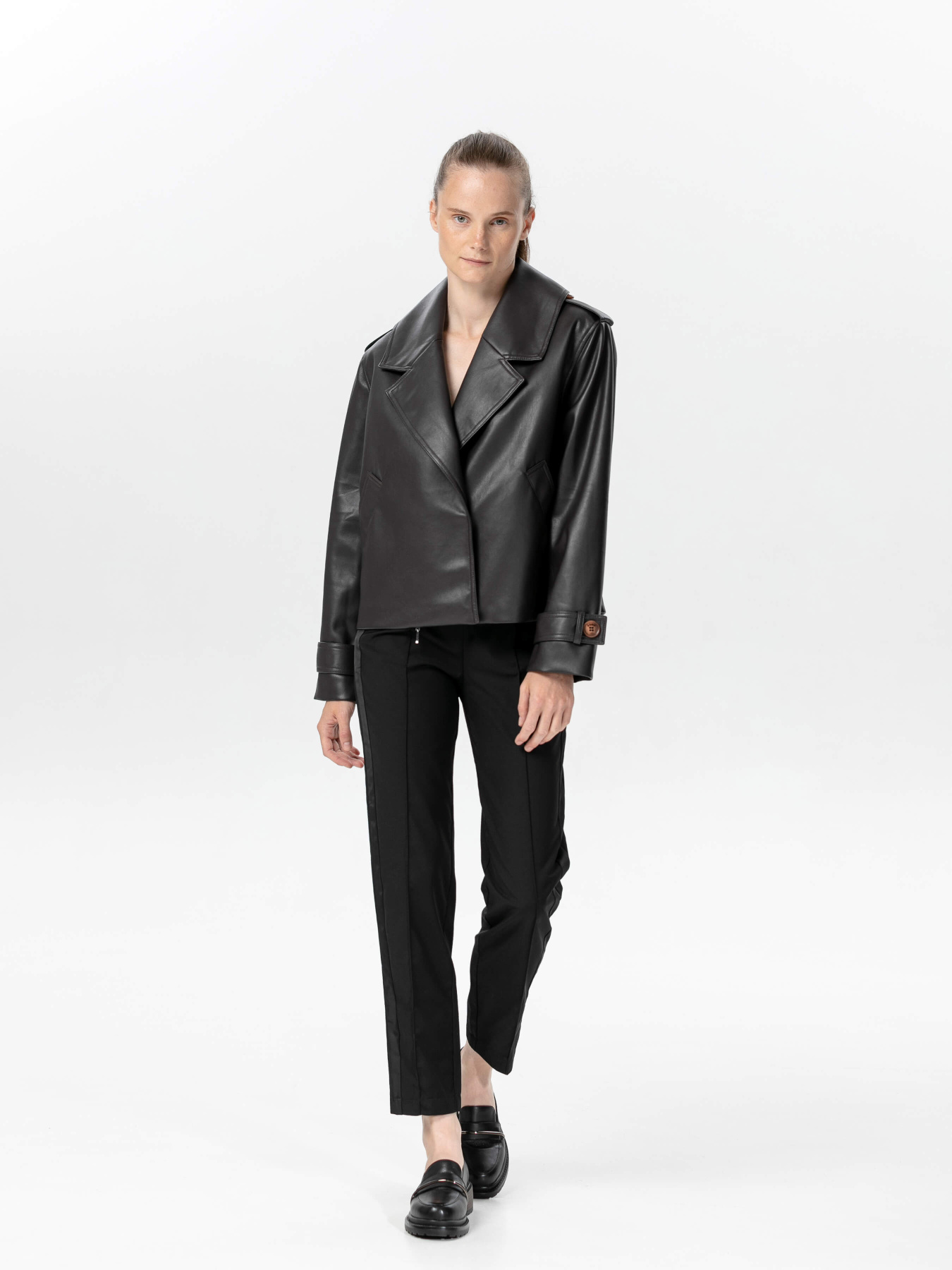 Куртка кожаная A LOT модель 500339 Фото