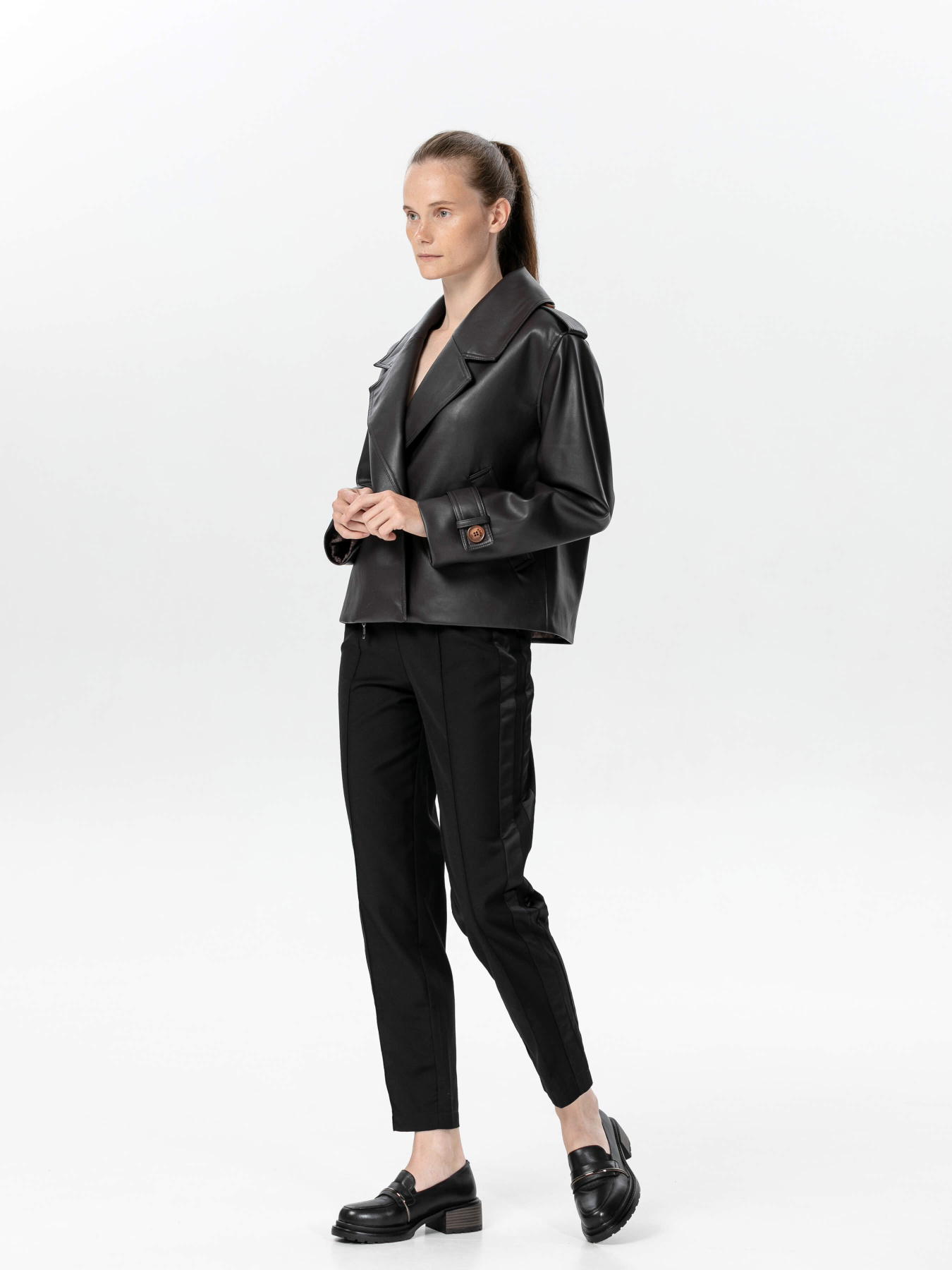 Куртка кожаная A LOT модель 500339 Фото