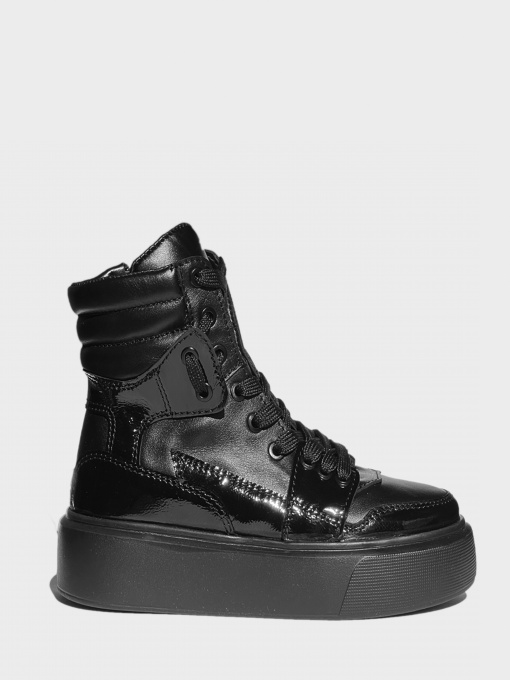 Черевики EVIE модель Black-956-1K Черевики EVIE модель Black-956-1K Фото