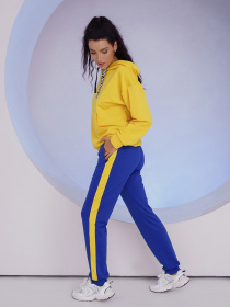 Спортивный костюм ISSA Plus модель 12217_yellowblue Спортивный костюм ISSA Plus модель 12217_yellowblue Фото