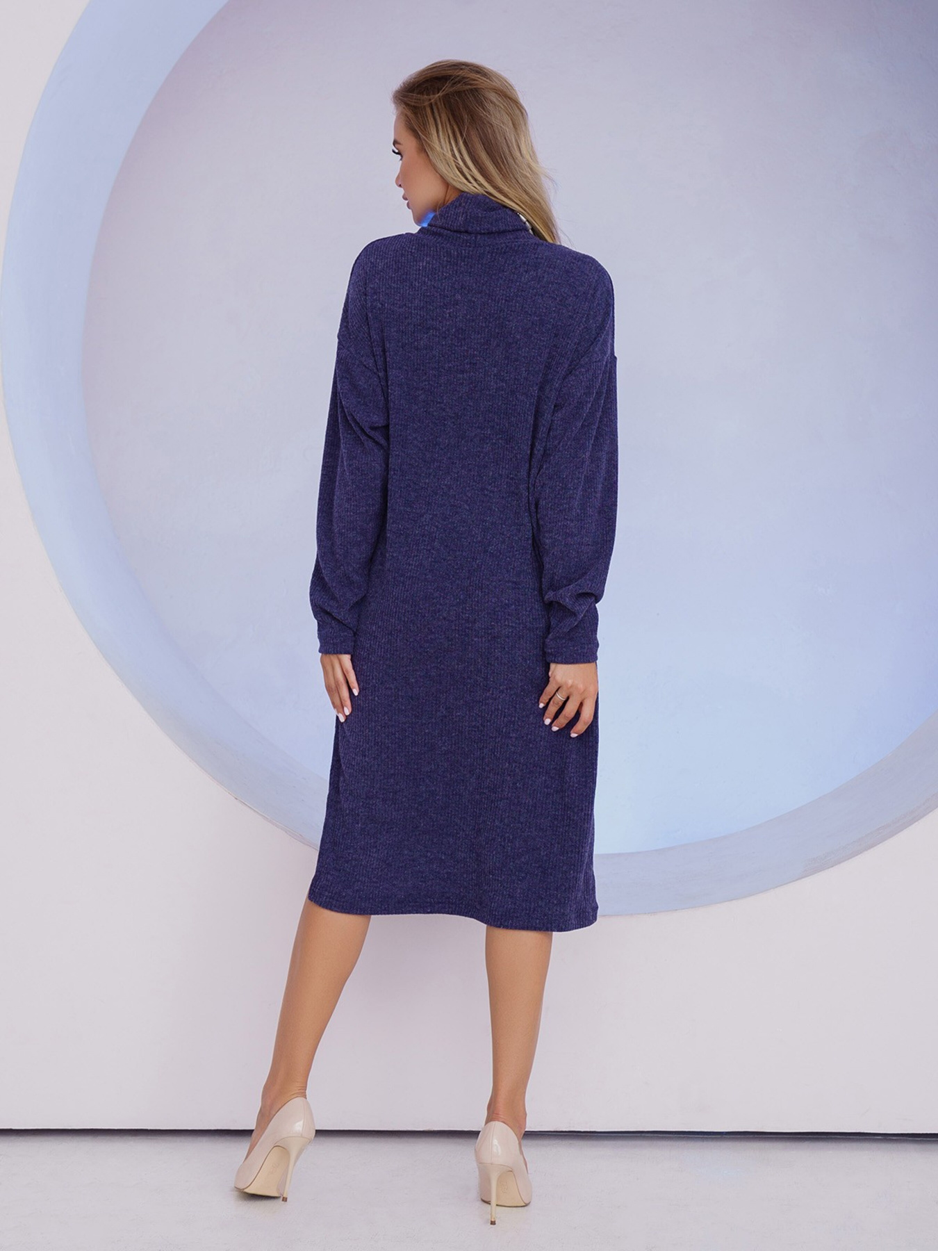 Сукня міді ISSA Plus модель 13466_darkblue Фото