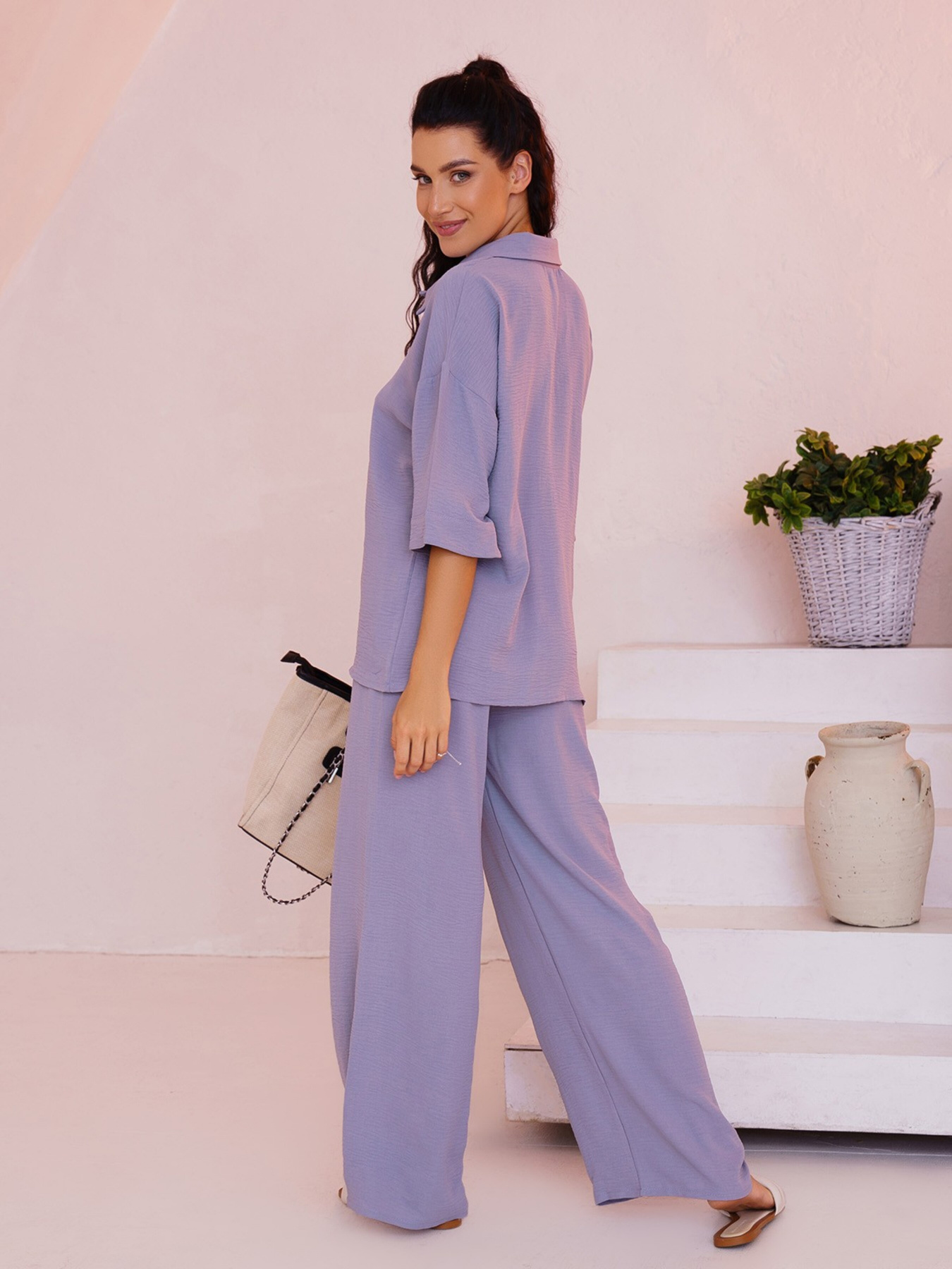 Повседневный костюм ISSA Plus модель 13467_grey Фото