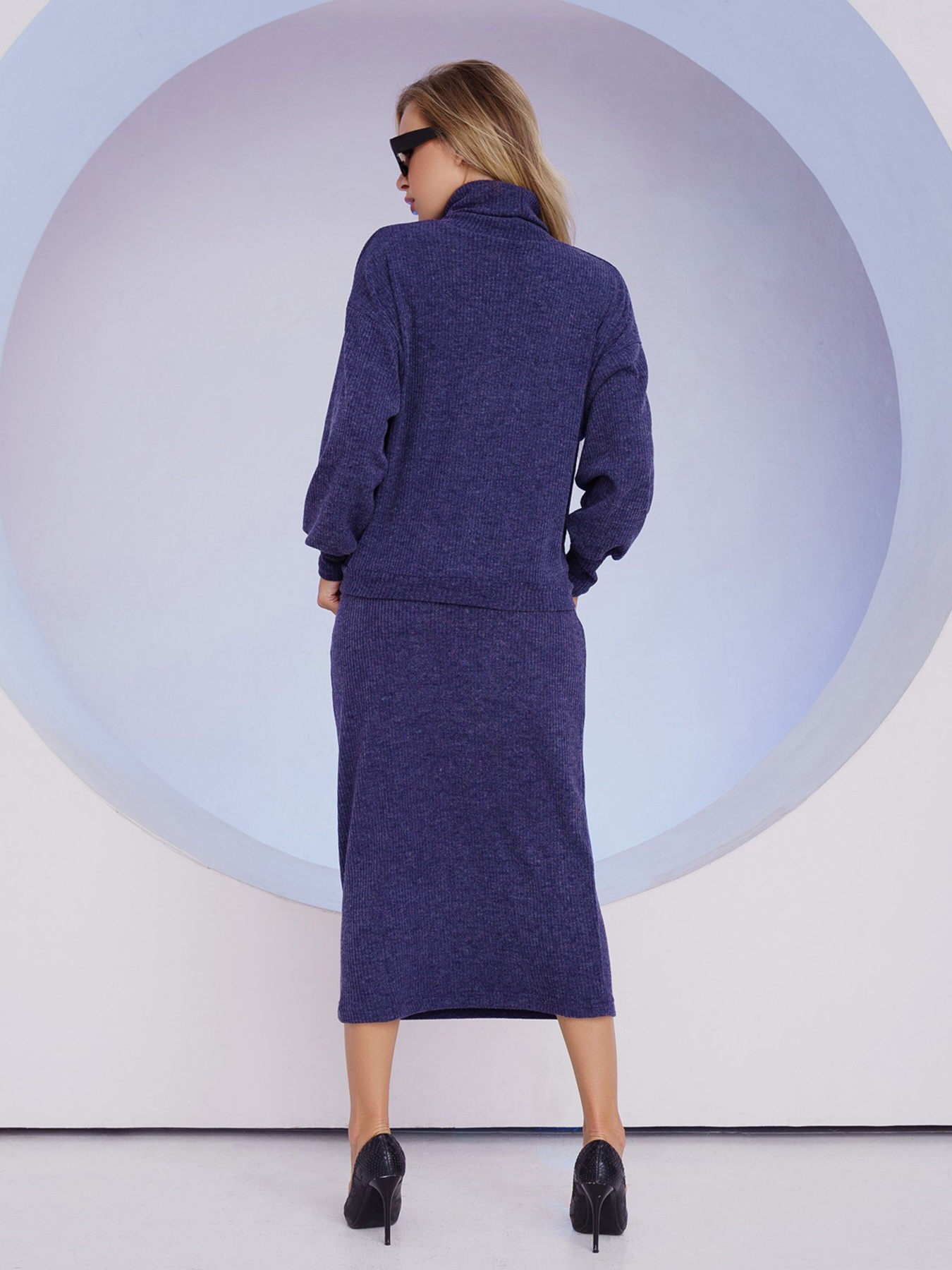 Костюмы ISSA Plus модель 13468_blue Фото