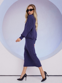 Костюмы ISSA Plus модель 13468_blue Фото