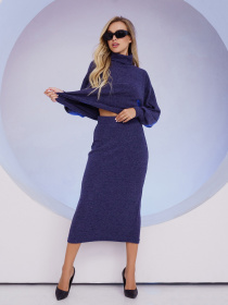 Костюмы ISSA Plus модель 13468_blue Фото