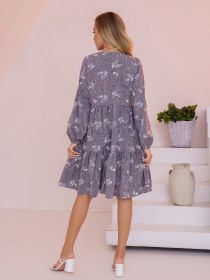 Сукня міні ISSA Plus модель 13470_grey Фото