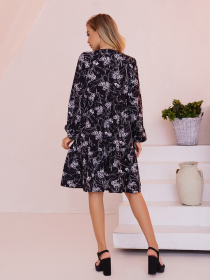 Платье мини ISSA Plus модель 13470_cherny Фото