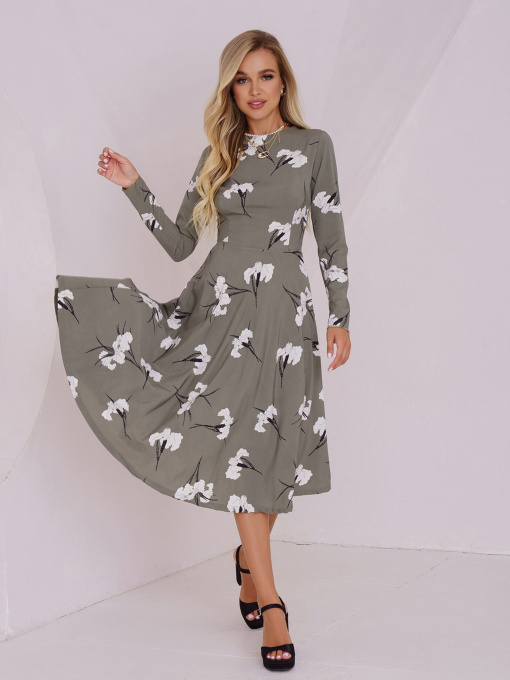 Платье миди ISSA Plus модель 13476_hacks Фото