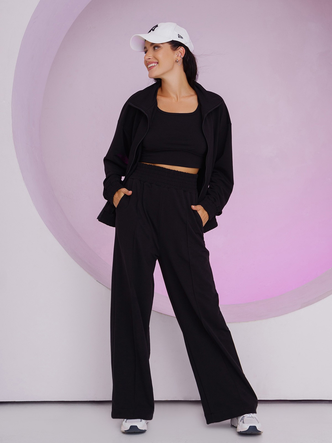 Спортивный костюм ISSA Plus модель 13479_cherny Спортивный костюм ISSA Plus модель 13479_cherny Фото