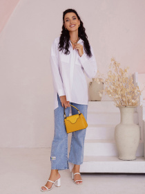 Рубашка ISSA Plus модель 13482_white Фото