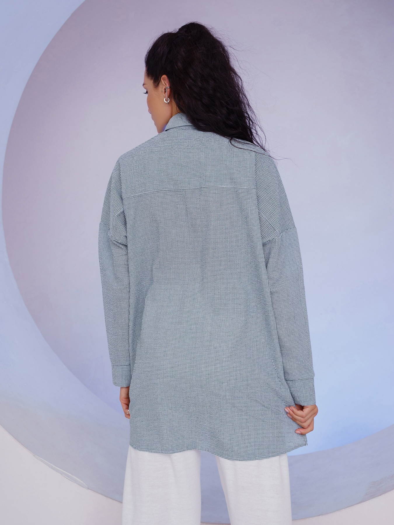 Рубашка повседневная ISSA Plus модель 13483_zeleny Фото